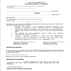 Form 13A CPC