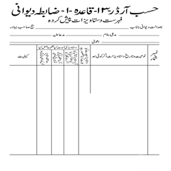 Form 13-1