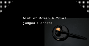 Admin & Trial Judges