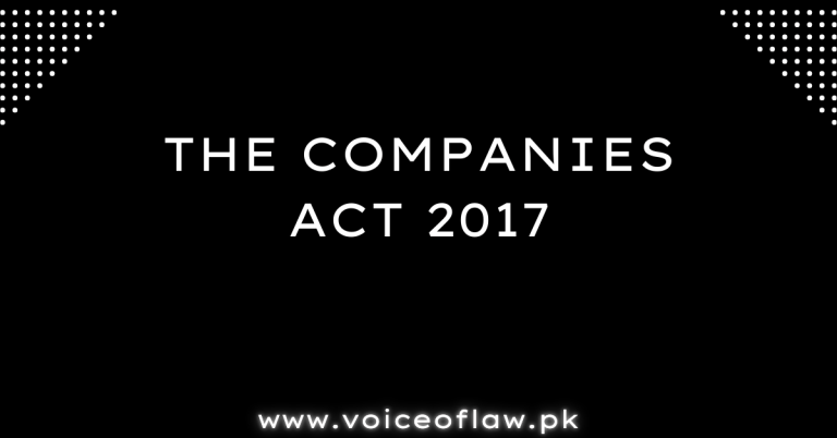 THE COMPANIES ACT 2017