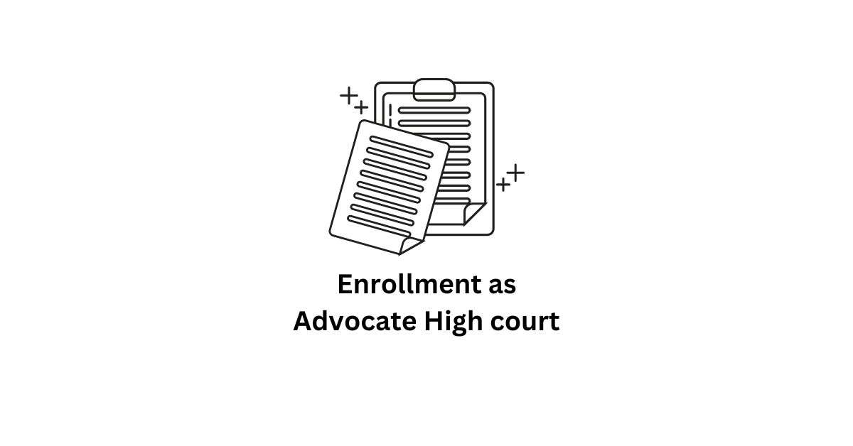 Enrollment in High court