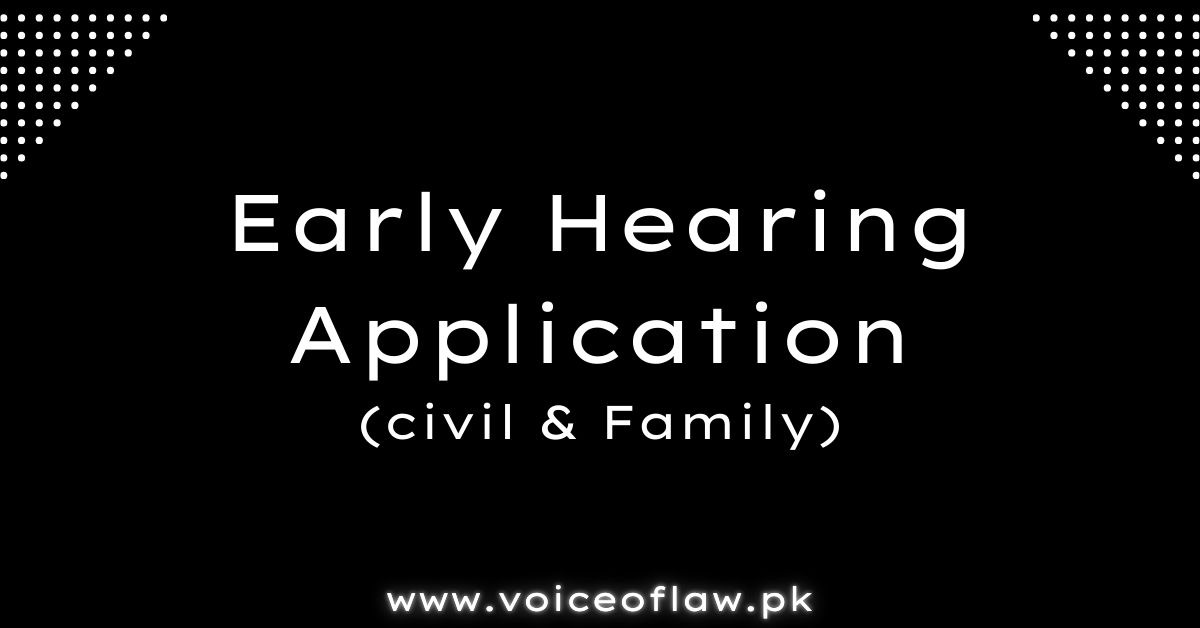 Early Hearing Application